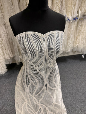 Ivory Embroidery Lace - EB5038