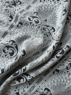Dentelle brodée ivoire - EB5044