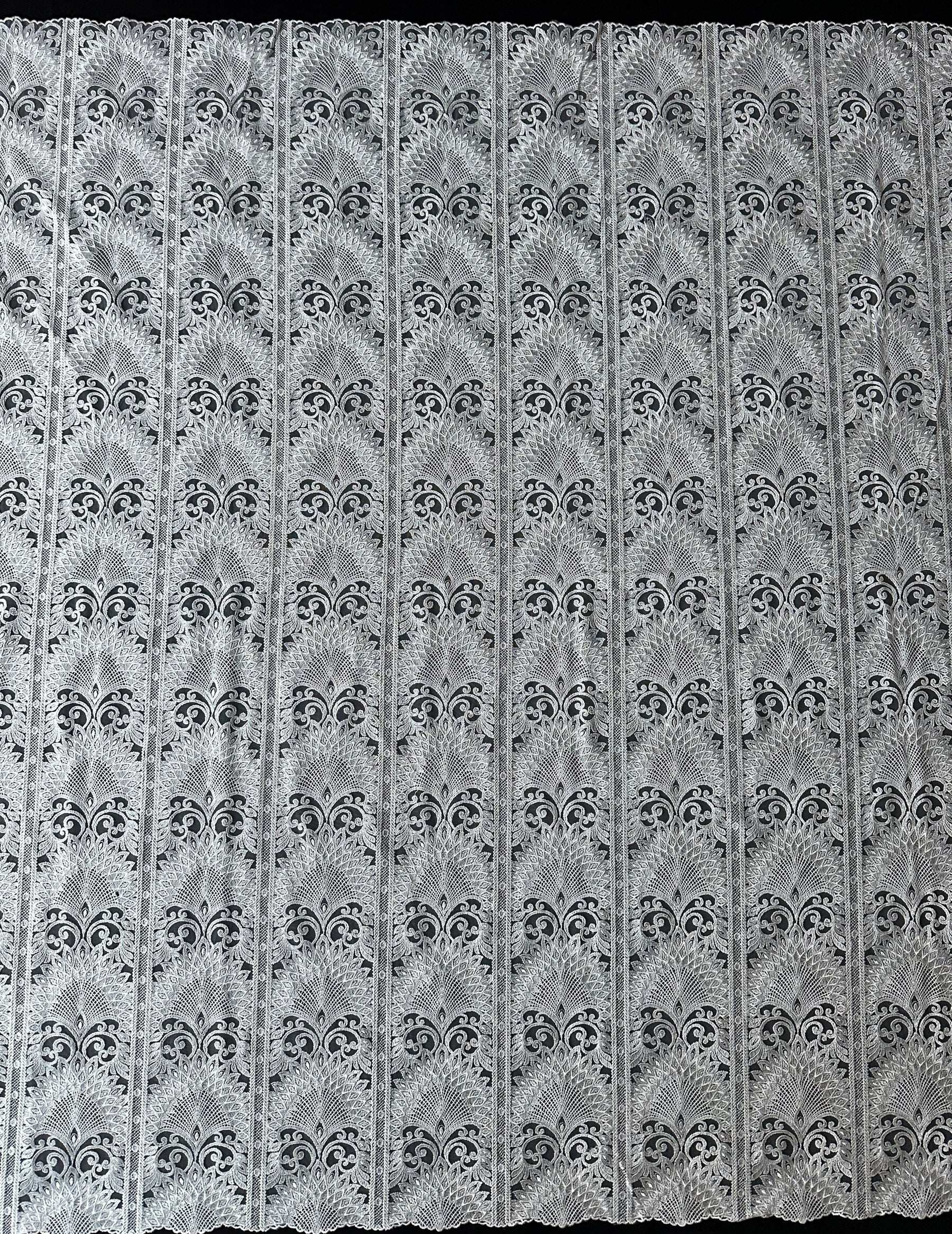 Dentelle brodée ivoire - EB5044