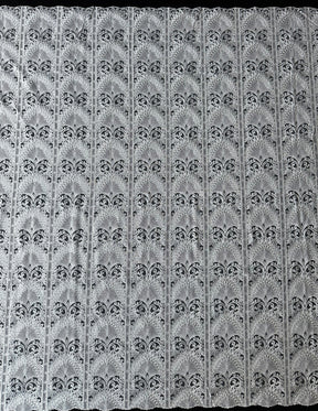 Dentelle brodée ivoire - EB5044