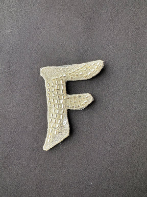 Beaded Letter F