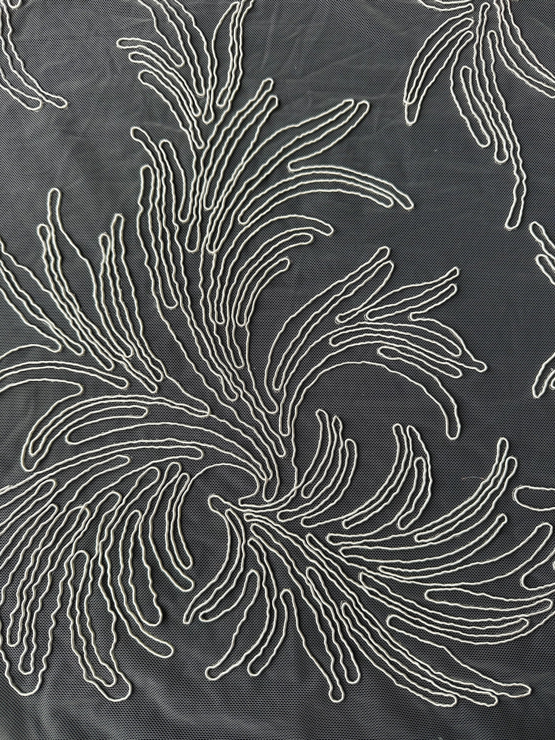 Dentelle cordée champagne - Milani