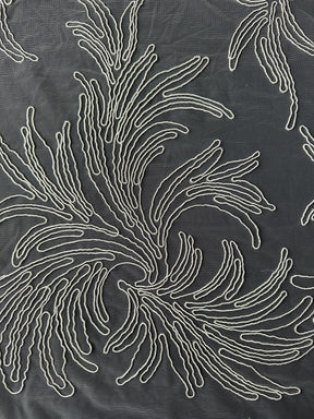 Dentelle cordée champagne - Milani