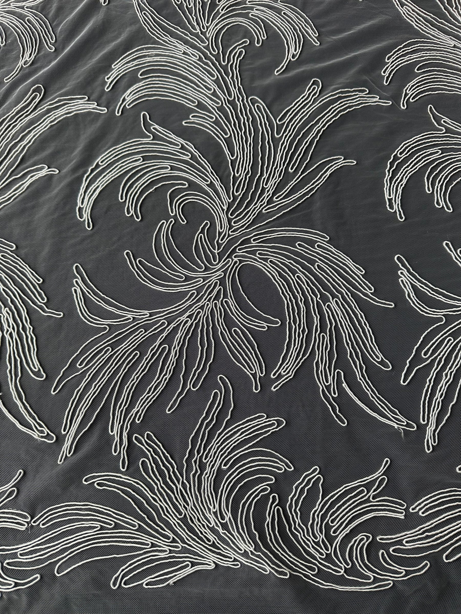 Dentelle cordée ivoire - Milani