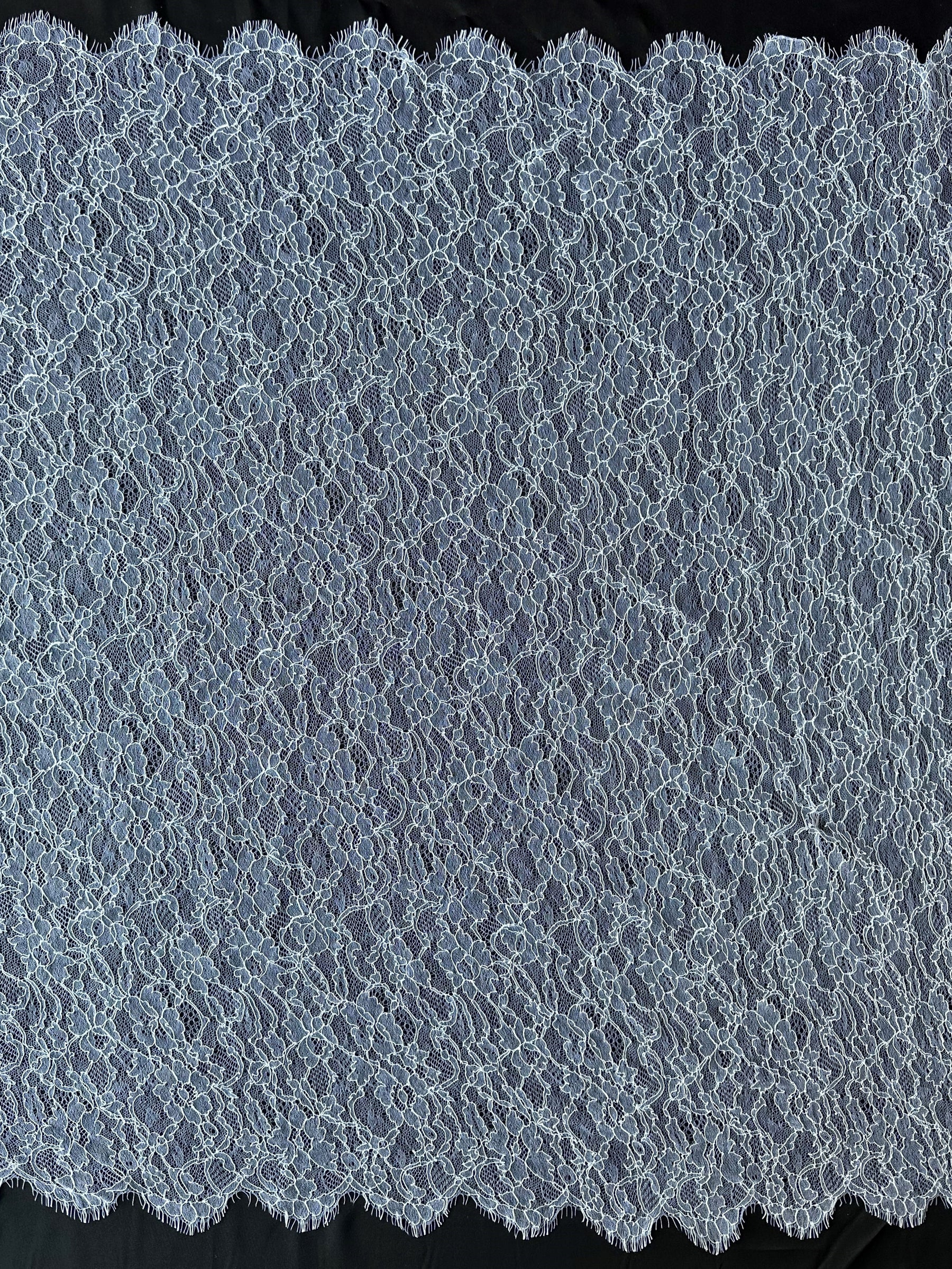 Dentelle de Chantilly blanche - Samantha