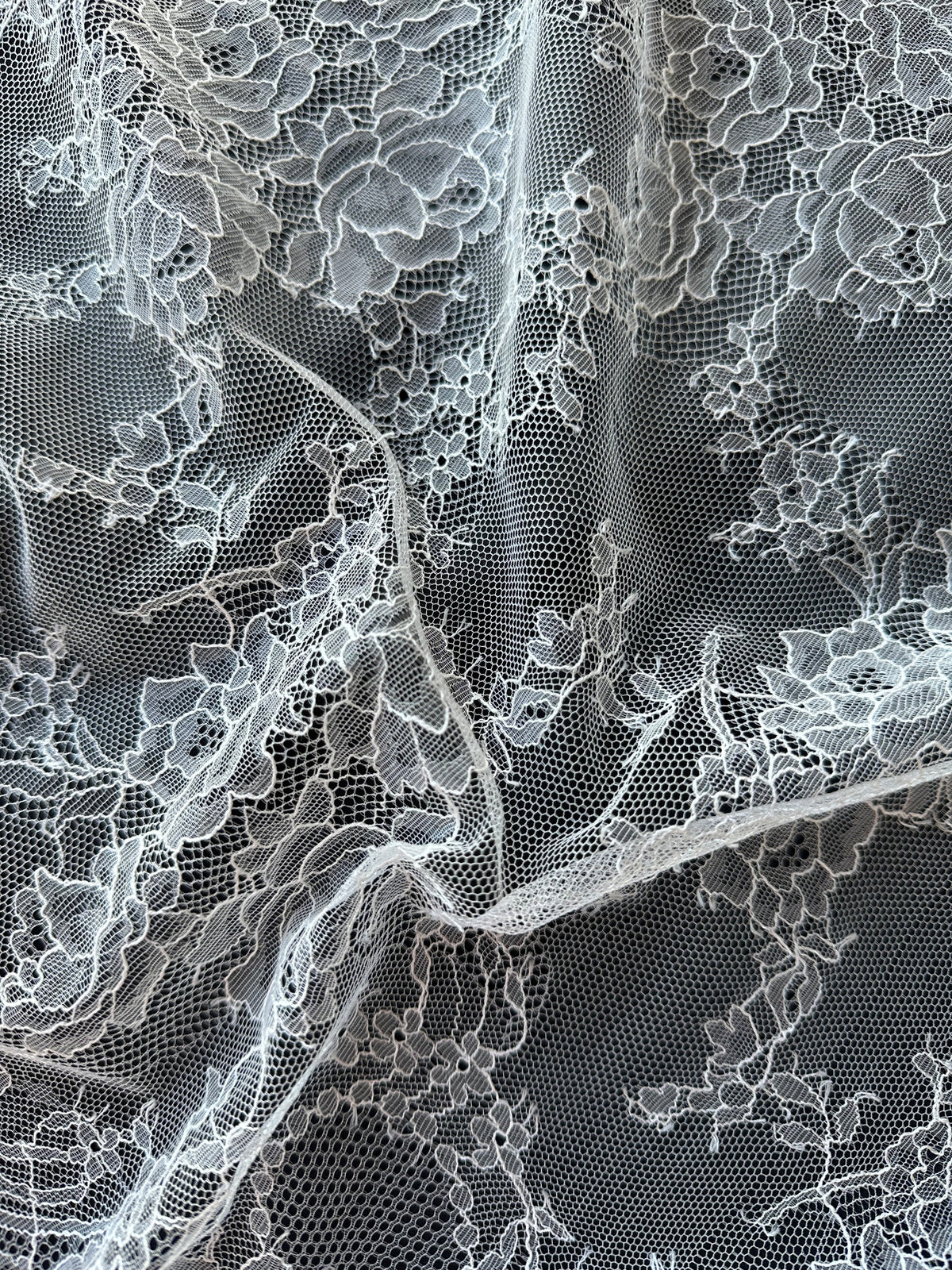 Dentelle Chantilly ivoire - Camden
