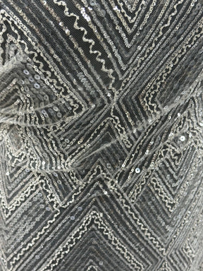 Tulle à sequins ivoire - Angola