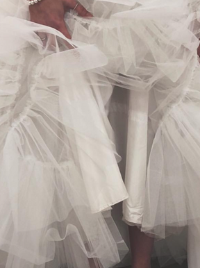 Robe en filet ivoire - Fantaisie