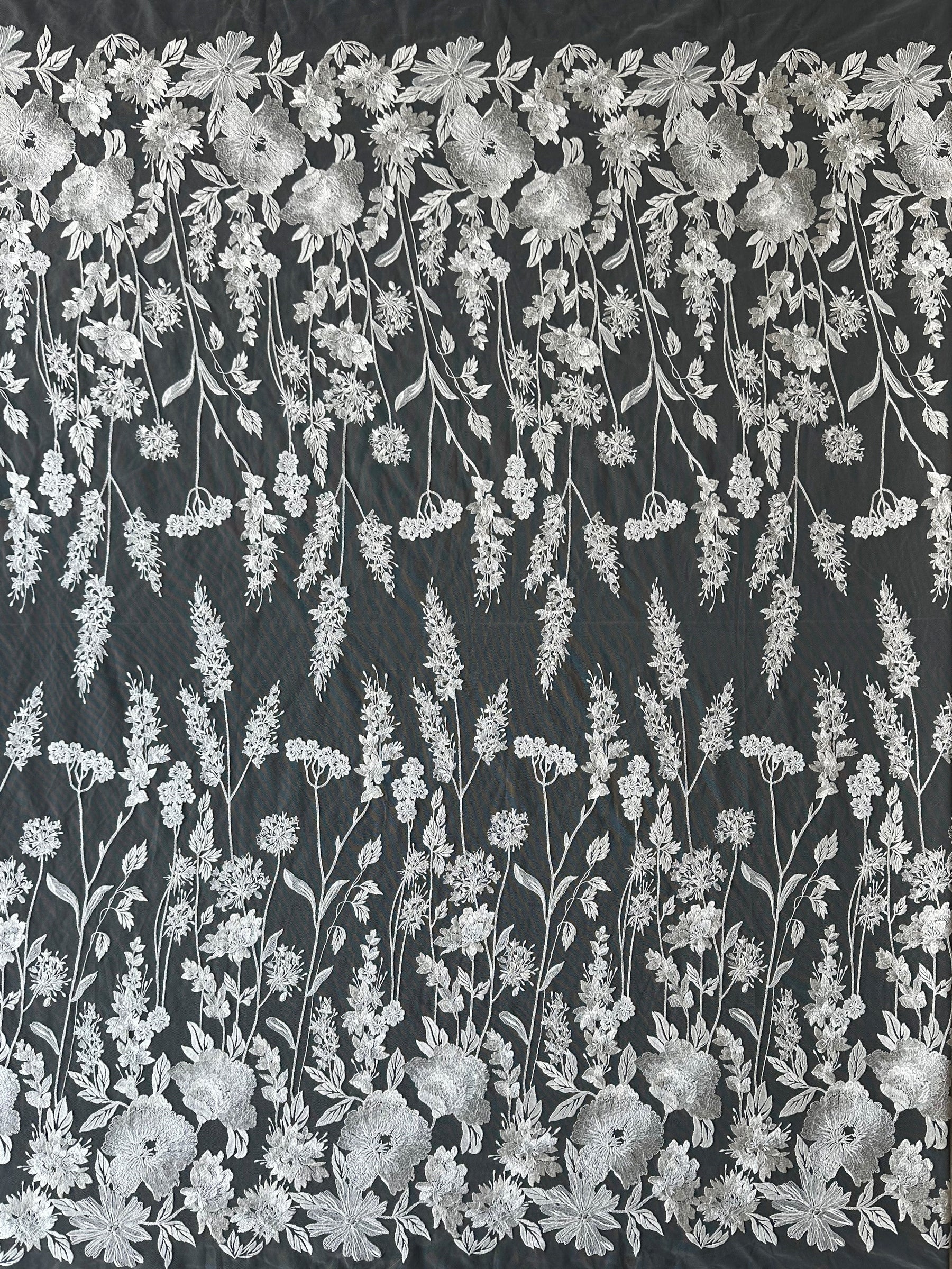 Dentelle brodée ivoire - Genby