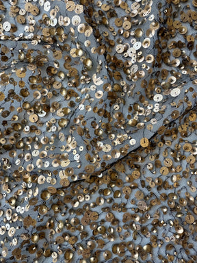 Dentelle à paillettes dorées - Everlie