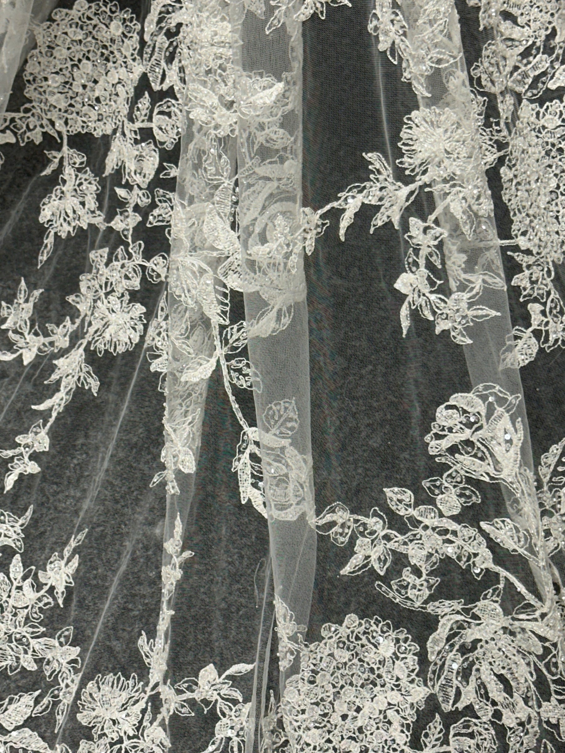 Ivory Beaded Lace - Rikke