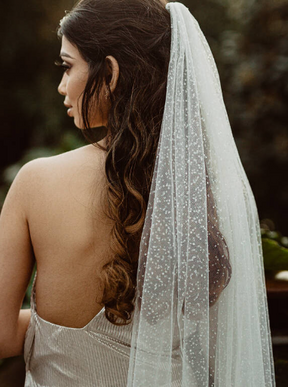 Tulle pailleté ivoire - Stunner