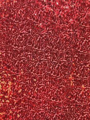 Tulle à paillettes rouge - Glow