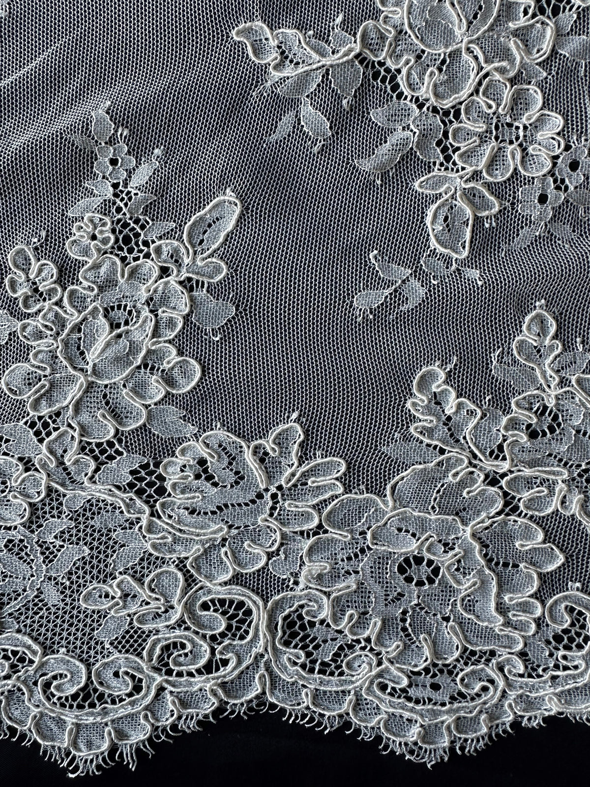 Dentelle cordée ivoire – Professeur