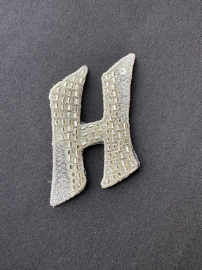 Beaded Letter H