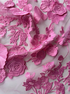 Dentelle 3D rose – Meghan