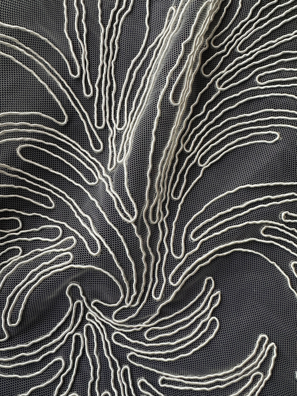 Dentelle cordée champagne - Milani