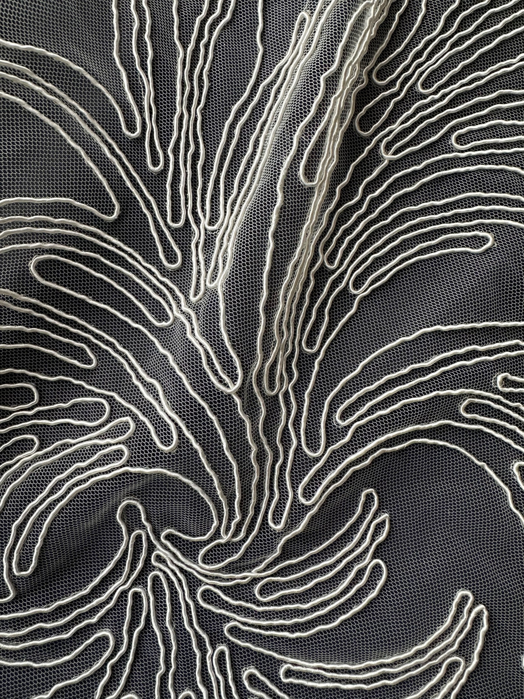 Dentelle cordée champagne - Milani