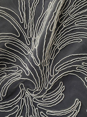 Dentelle cordée champagne - Milani