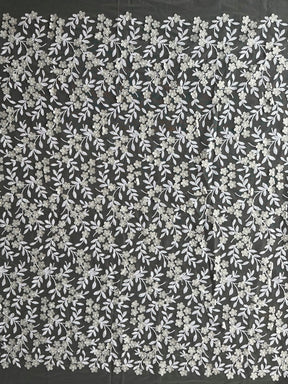 Dentelle brodée ivoire 3D – Finch