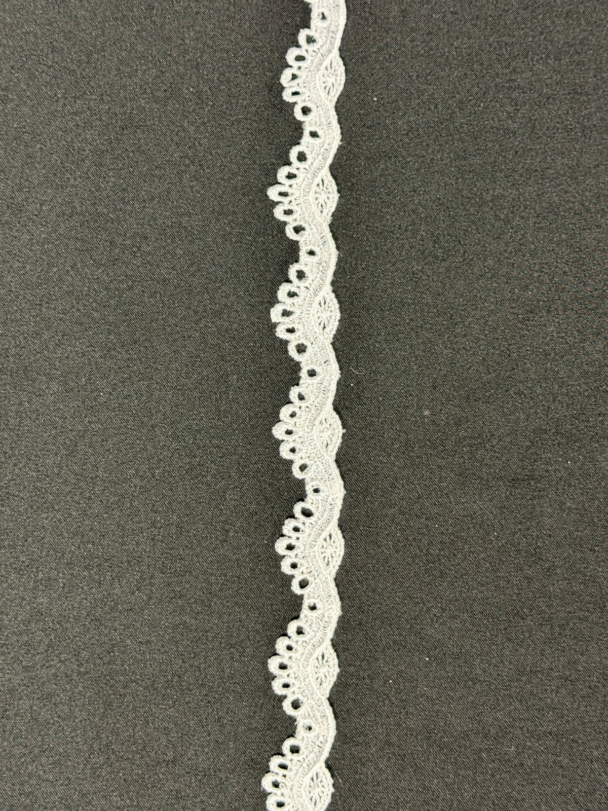 Bordure en dentelle guipure blanche - T359