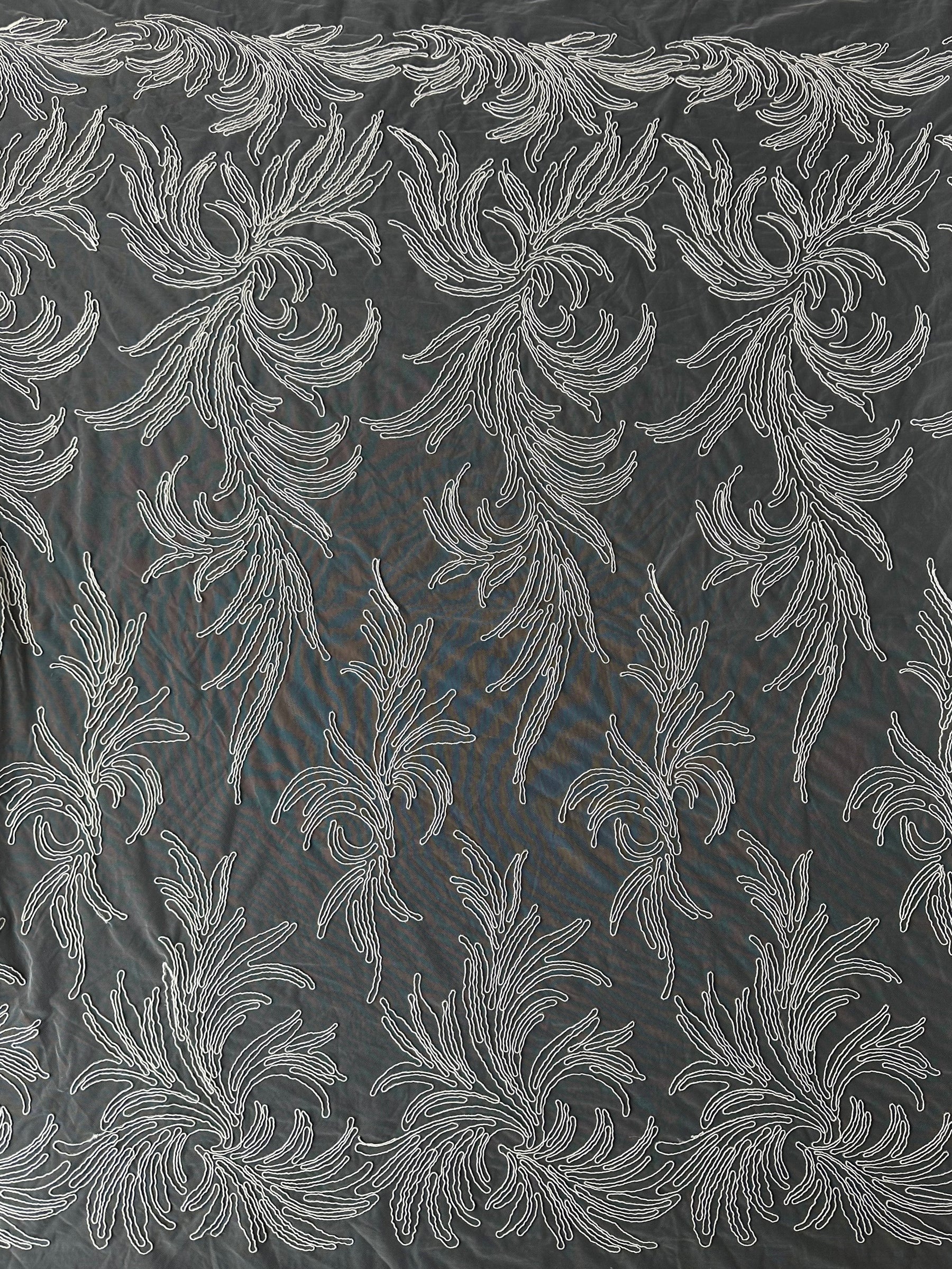 Dentelle cordée champagne - Milani