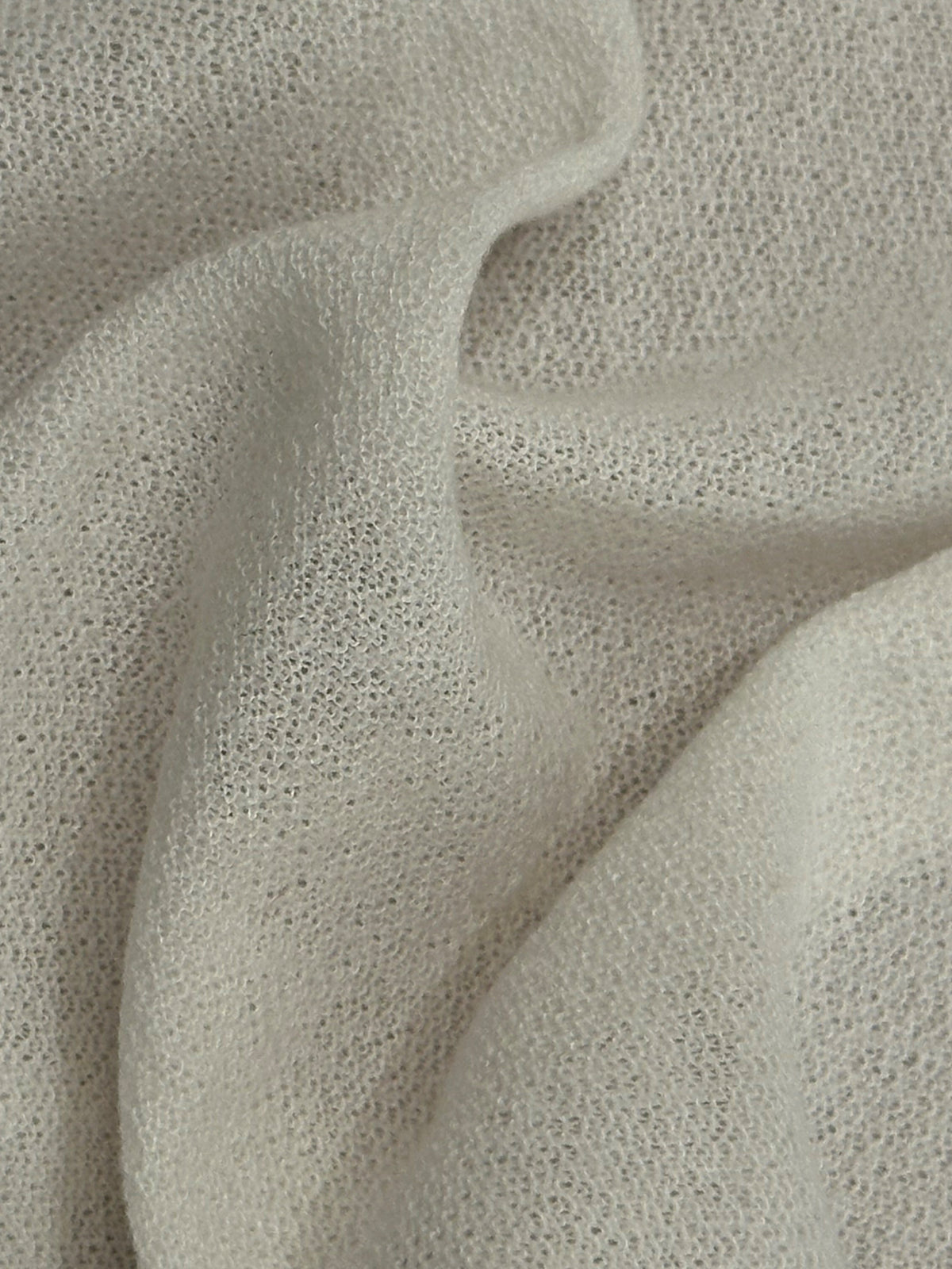 Ivory Knitted Crepe - Valetta