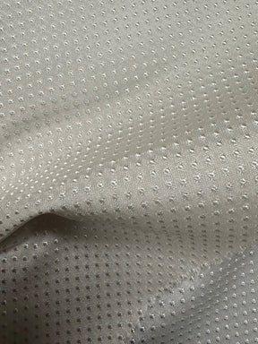 Ivory Spot Jacquard Fabric - Devises