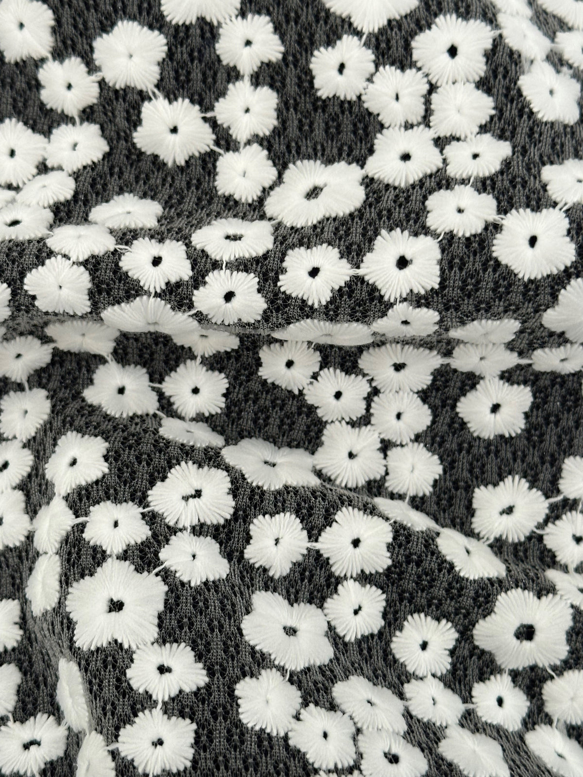 Ivory Embroidered Flower Lace - Molly (CF)