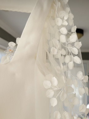 Dentelle Broderie 3D Ivoire - Dale