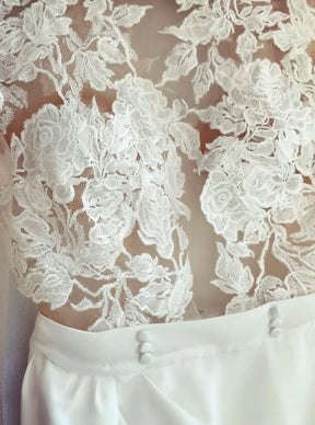 Dentelle Raschel Brodée Ivoire -  Lucinda