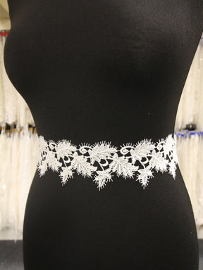 Bordure en dentelle ivoire - Palm