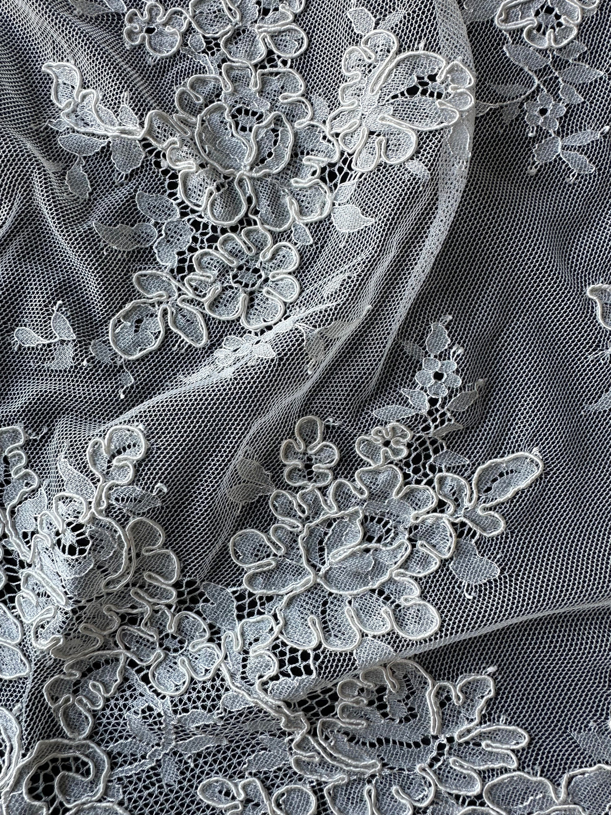 Dentelle cordée ivoire – Professeur