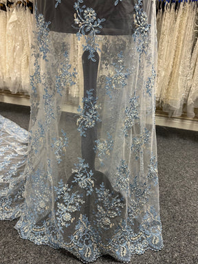Dentelle bleue de Chine - Jessica