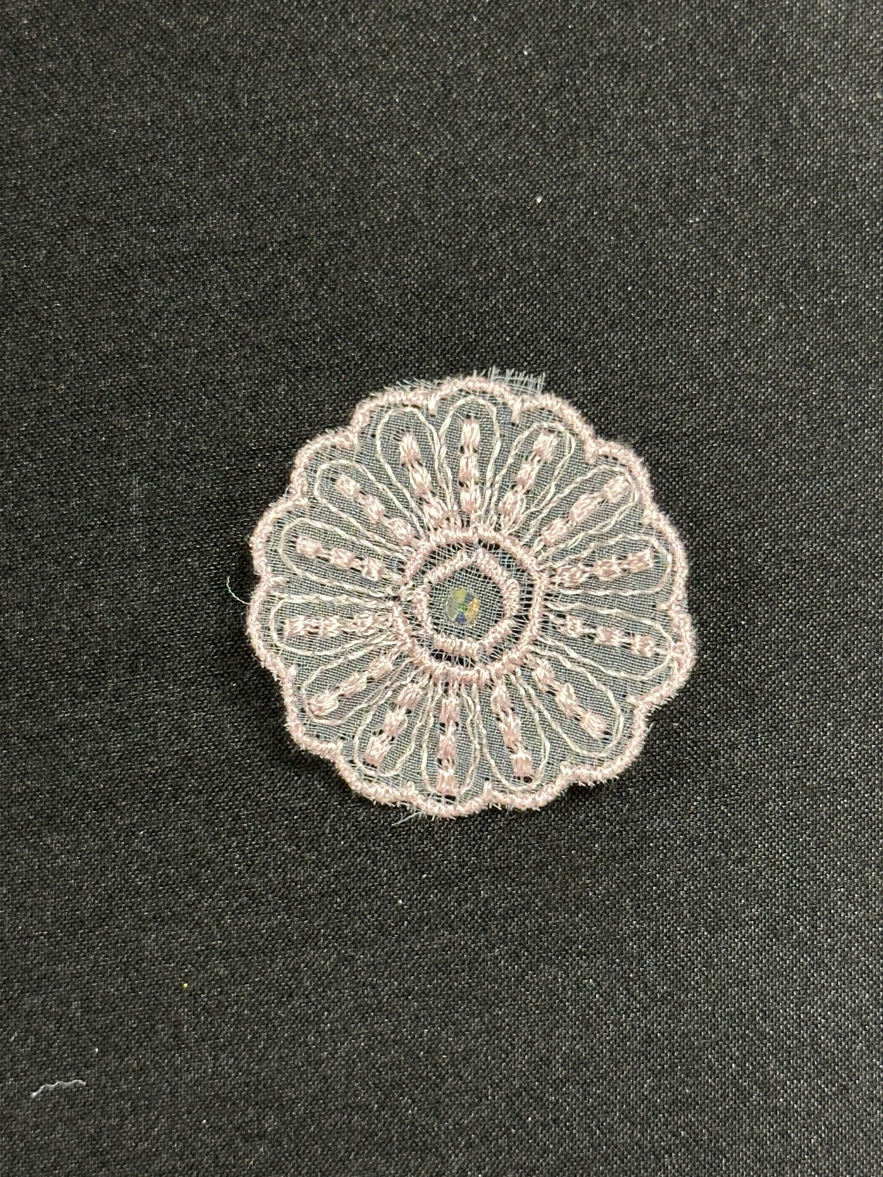 Applique en dentelle irisée dorée - Aladdin (CF AP 34295)