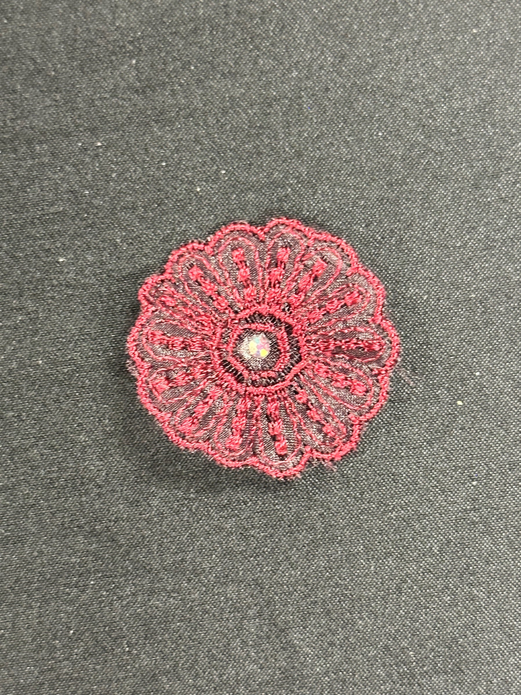 Applique en dentelle irisée dorée - Aladdin (CF AP 34295)