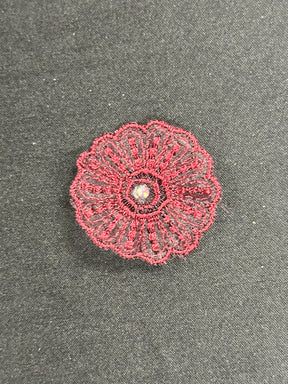 Applique en dentelle irisée dorée - Aladdin (CF AP 34295)