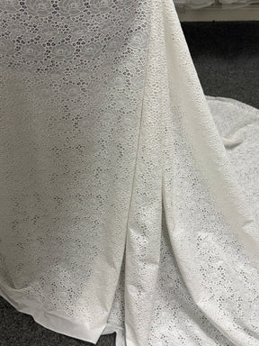 Coton brodé blanc - EB6001