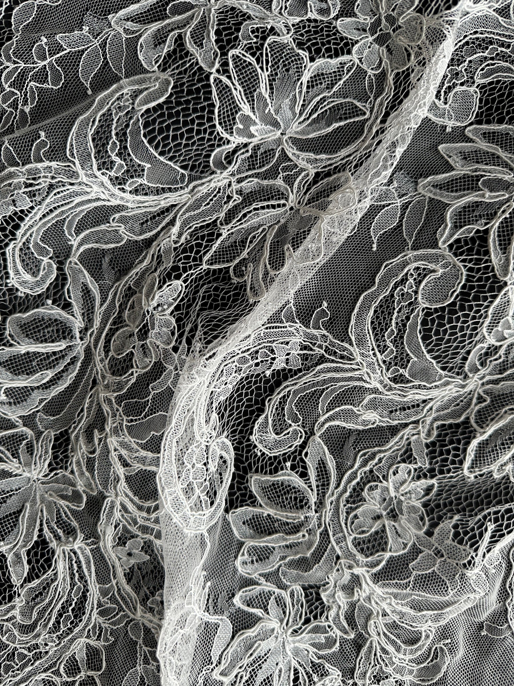 Dentelle cordée ivoire – Mercer