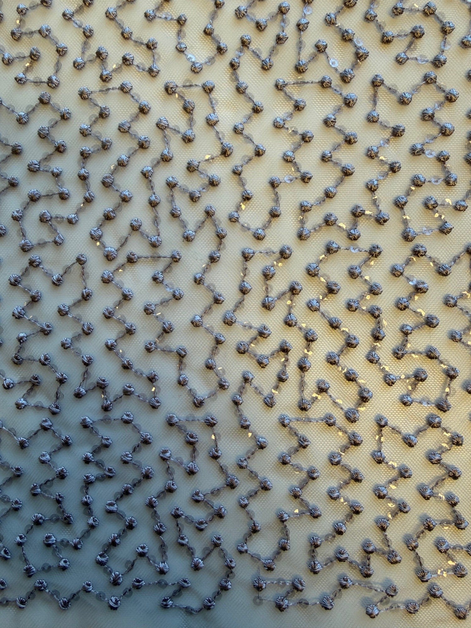 Dentelle brodée de sequins Mulberry - EB3029