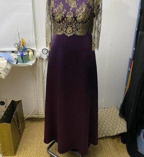 Dentelle Chantilly Or sur Or - Natasha