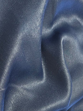 Satin de polyester bleu marine - Usage
