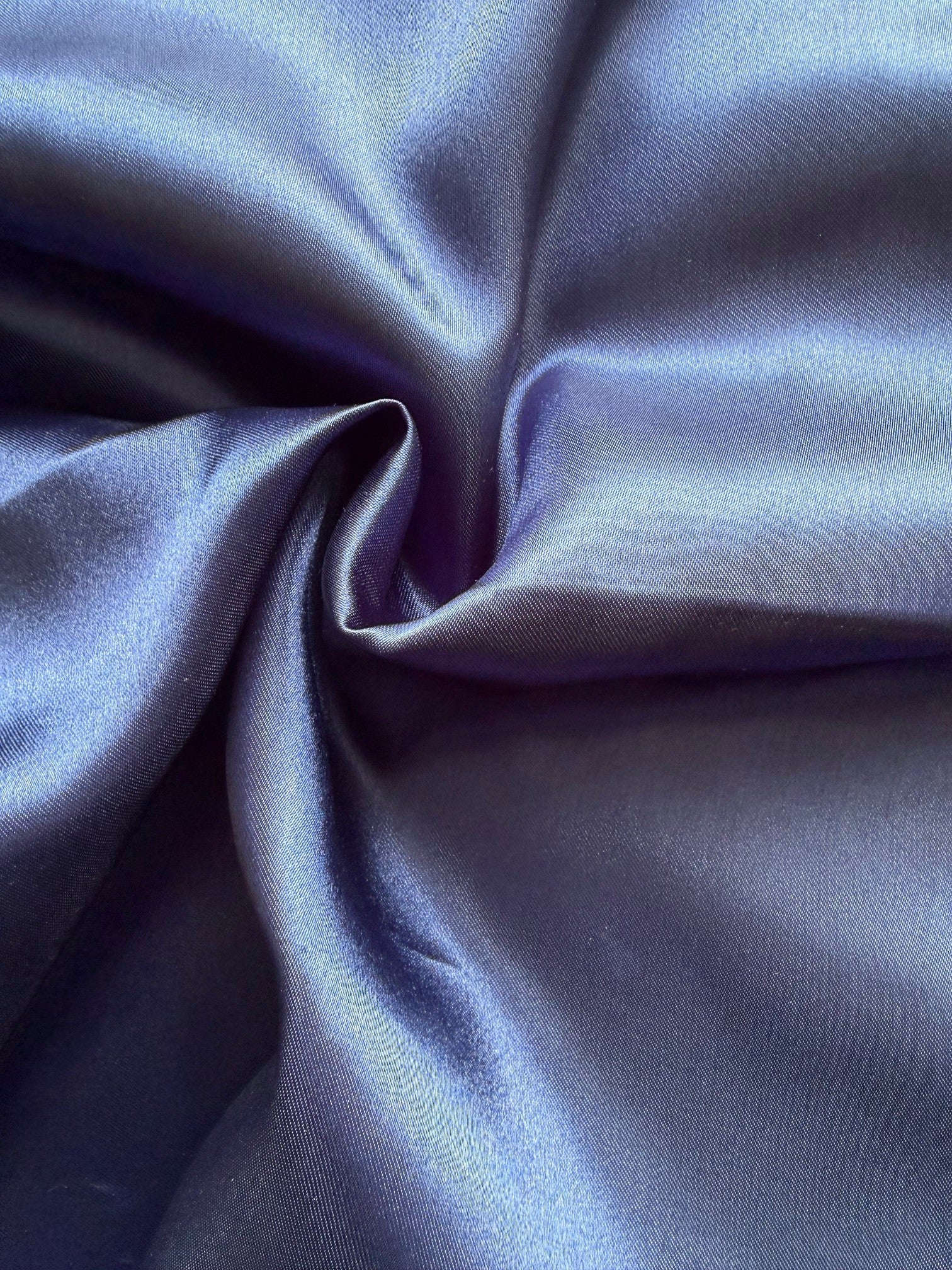 Satin de polyester marine - Flamenco (CF)