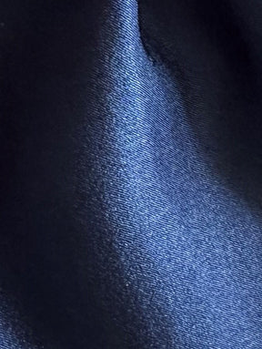 Satin de polyester bleu marine - Japon