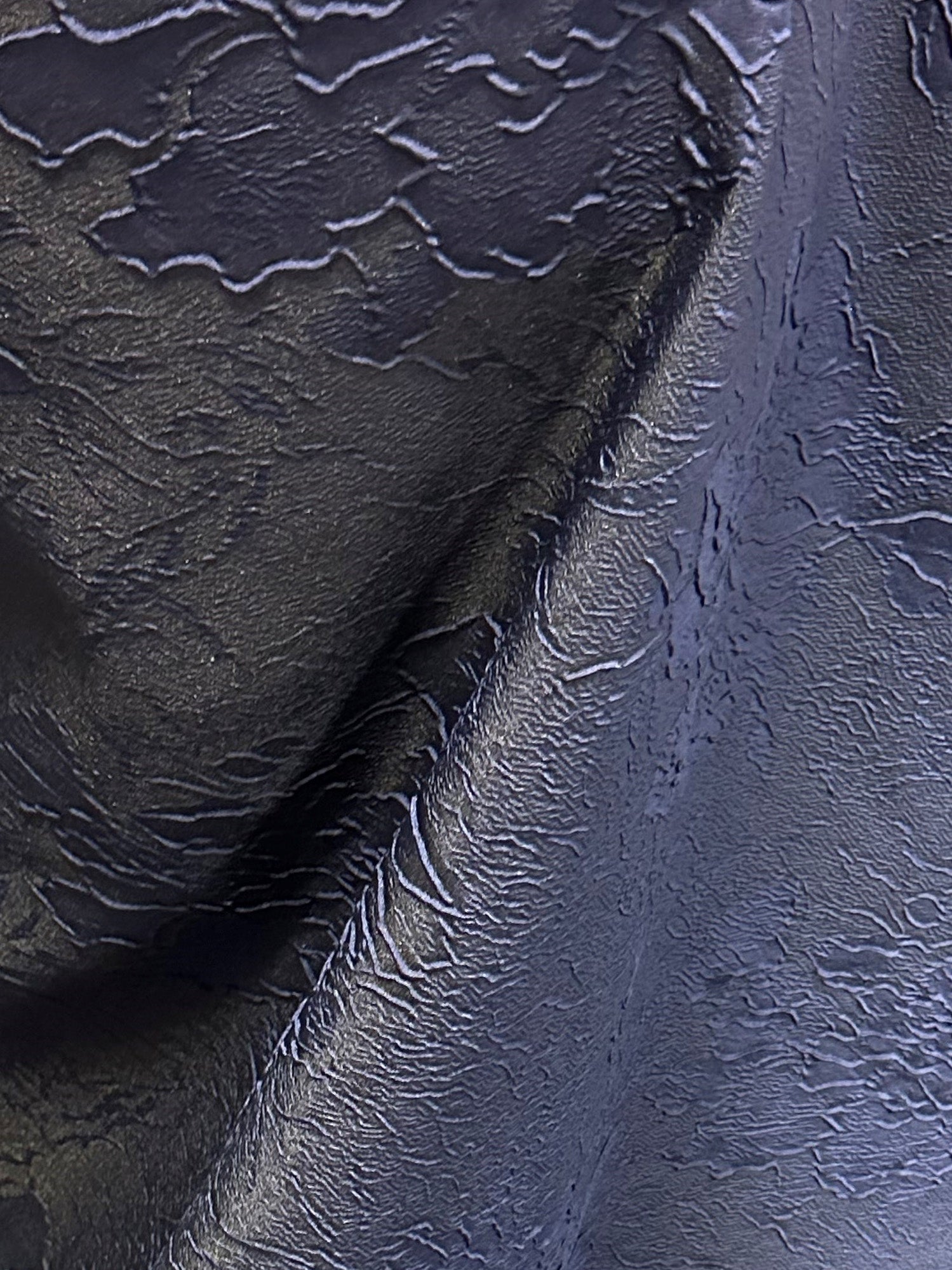 Jacquard cloqué marine - Résultat