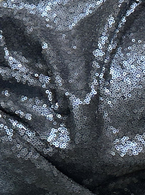 Tulle à paillettes bleu marine - Luxor (CF)