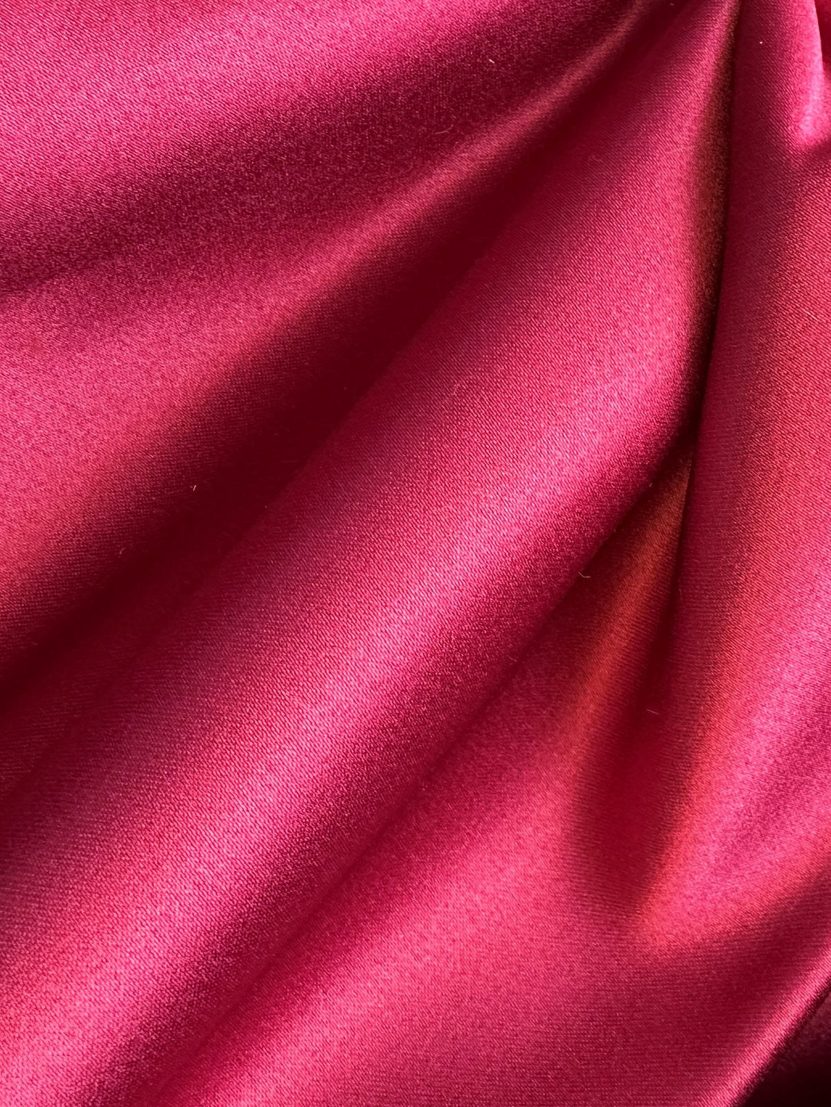 Satin duchesse en polyester marron - Contessa