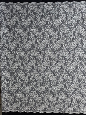 Dentelle cordée ivoire - P210
