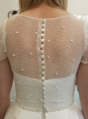Dentelle Perle Ivoire - Paulina