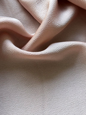 Crêpe polyester rose poudré - Temple